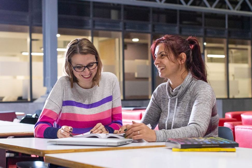 Female LMET Students Studying